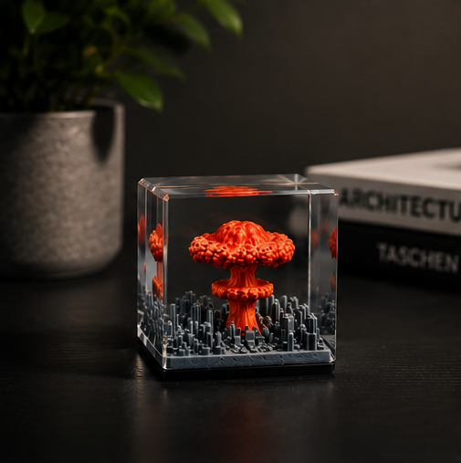 Atomic Resin Lamp