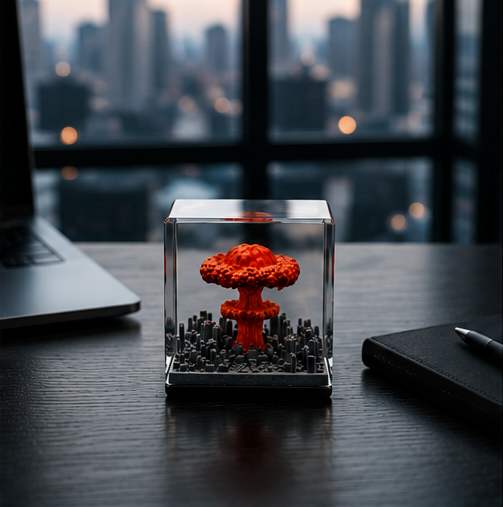 Atomic Resin Lamp
