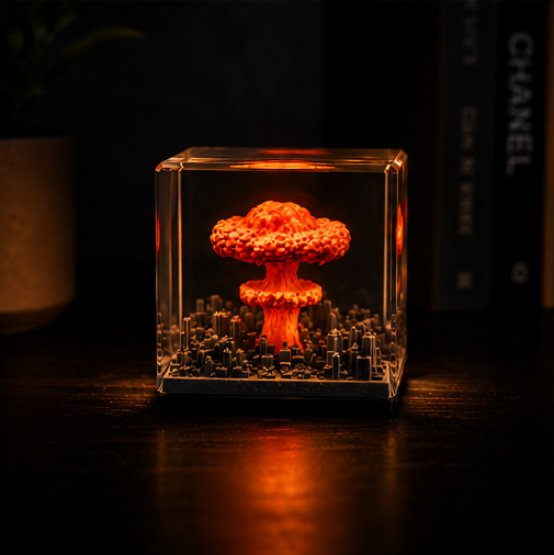 Atomic Resin Lamp