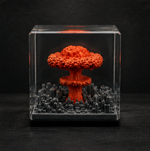 Atomic Resin Lamp