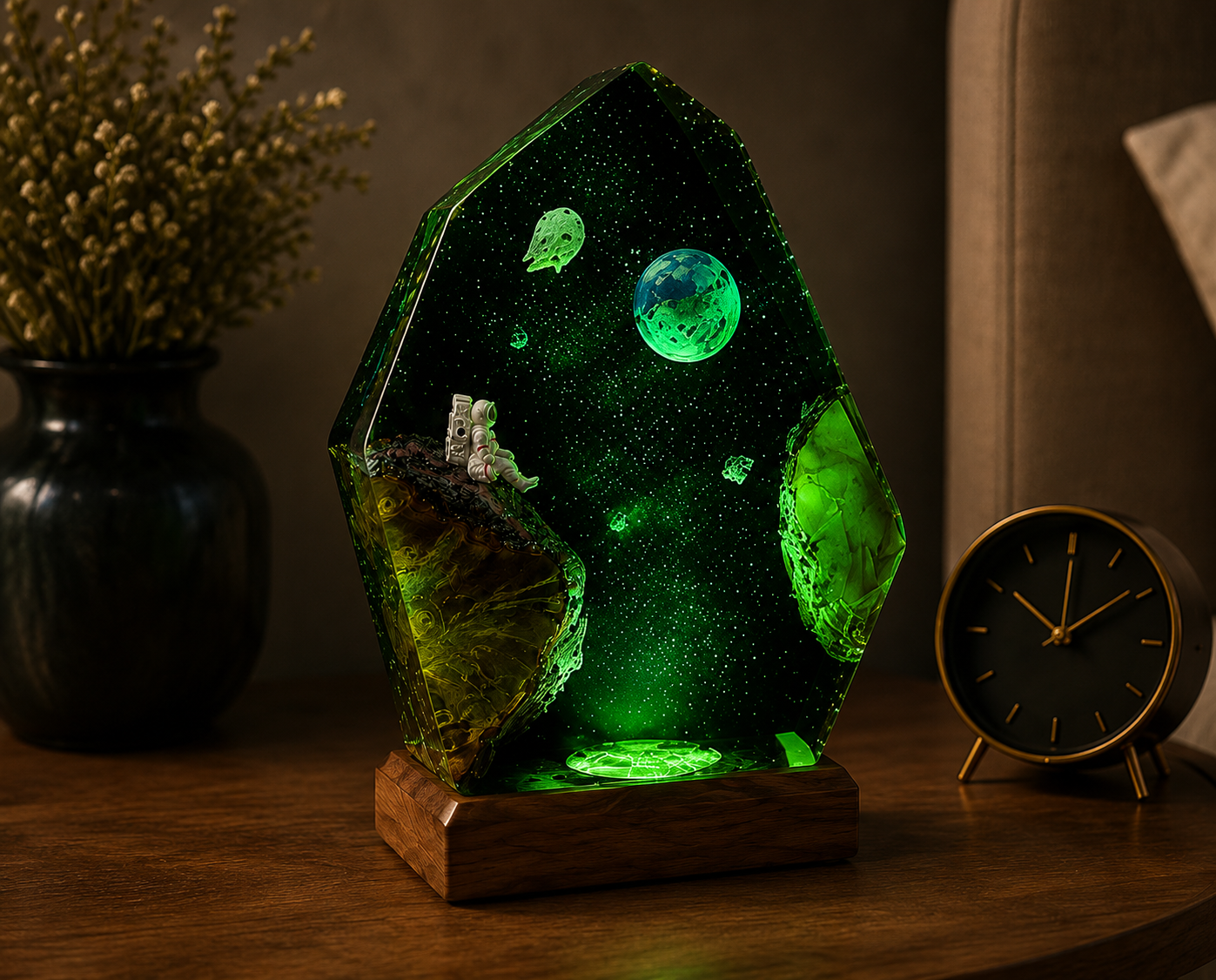 Deep Space Resin Lamp
