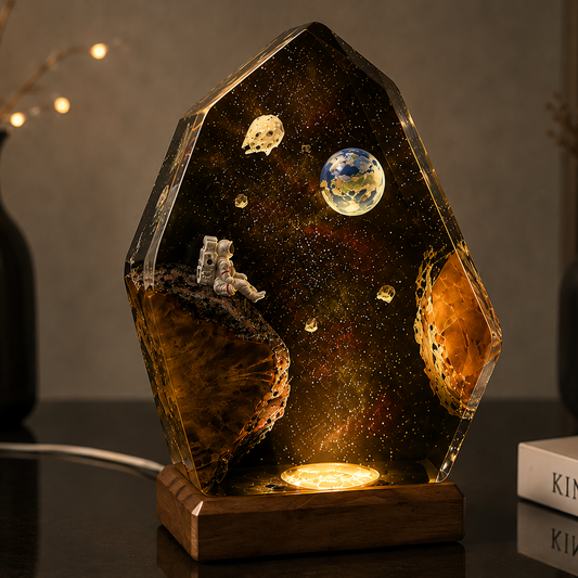 Deep Space Resin Lamp